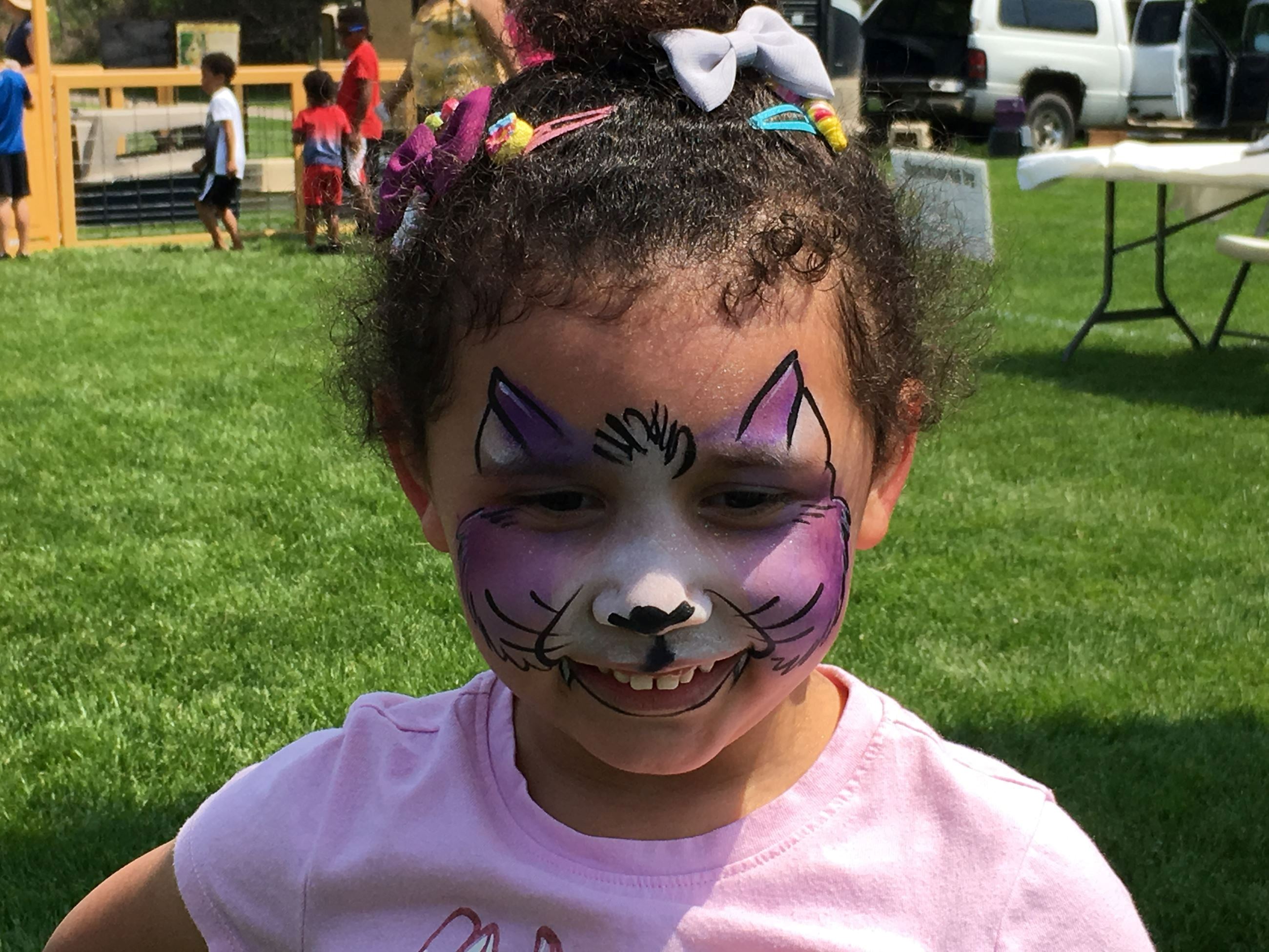 Parks celebration 2019 cat facepaint - Photo Released
